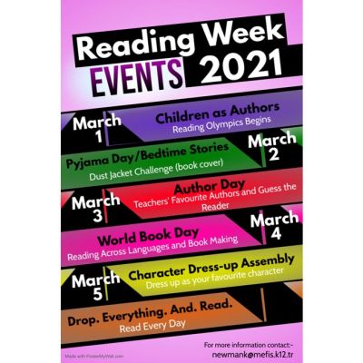 Reading Week in our Primary School