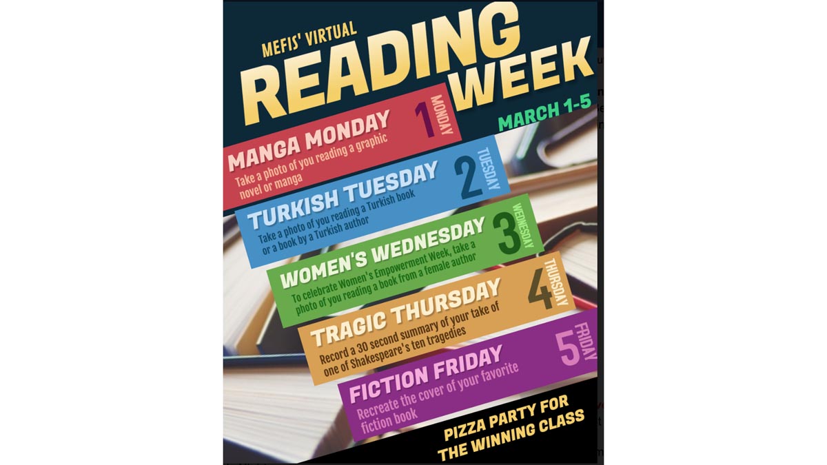 Reading Week in our Secondary School MEF International Schools, Istanbul