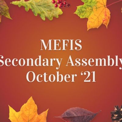 Secondary October Assembly